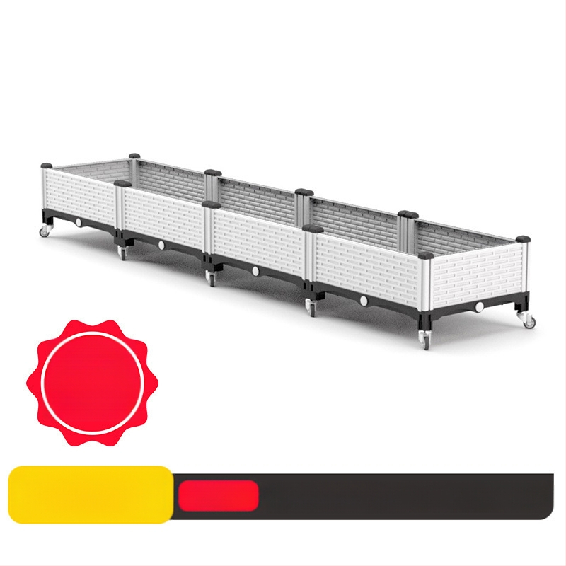 Plastmasas puķu pods ar nordiska stila, piemērots grīdai, injekcijas veidots, elpojošs un izturīgs