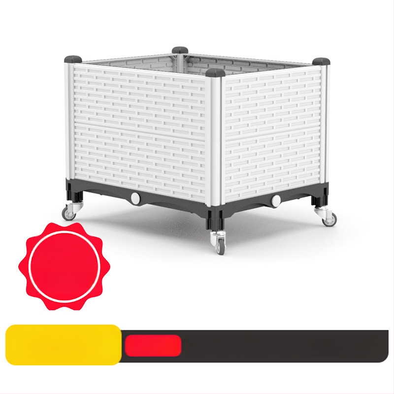 Plastmasas puķu pods ar nordiska stila, piemērots grīdai, injekcijas veidots, elpojošs un izturīgs