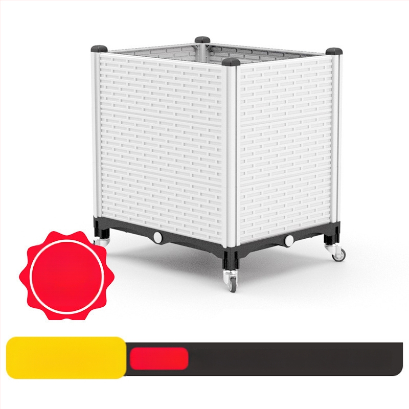 Plastmasas puķu pods ar nordiska stila, piemērots grīdai, injekcijas veidots, elpojošs un izturīgs