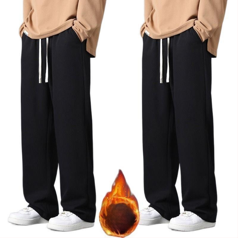 Vyrinės kelnės su fliso pamušalu, tiesus kirpimas, aukštas liemuo, tankus audinys, kvėpuojanti bambuko pluošto ir poliesterio mišinio