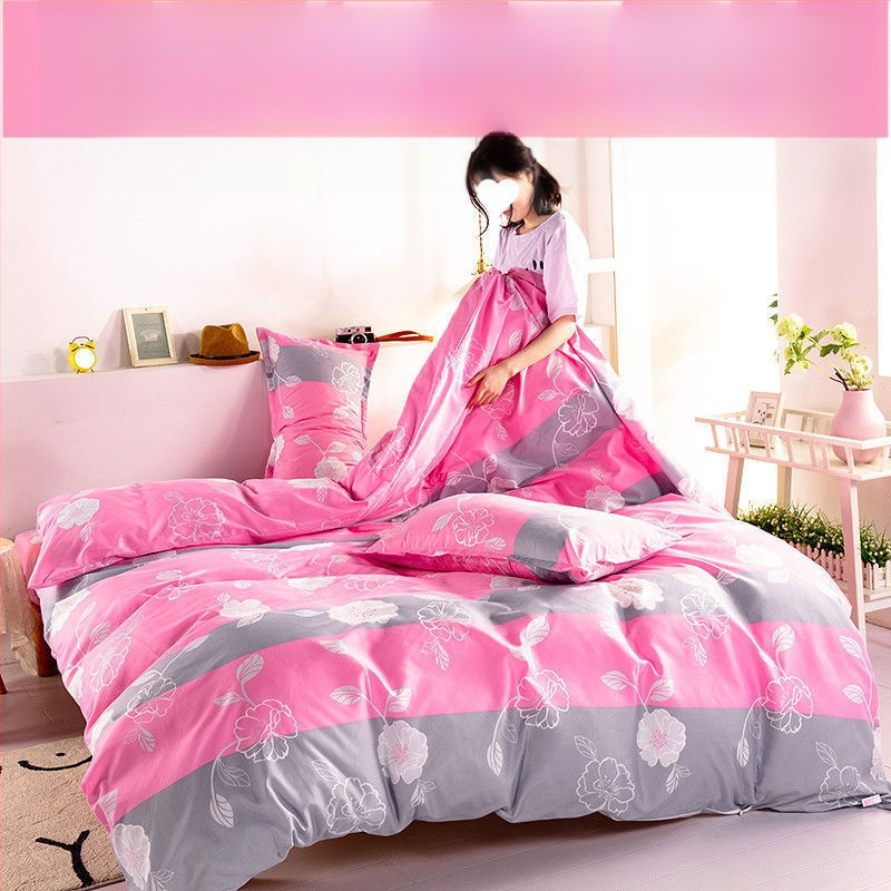 Pima medvilnės antklodės užvalkalas, plokščias mezgimas, tie-dye raštas, mielas stilius