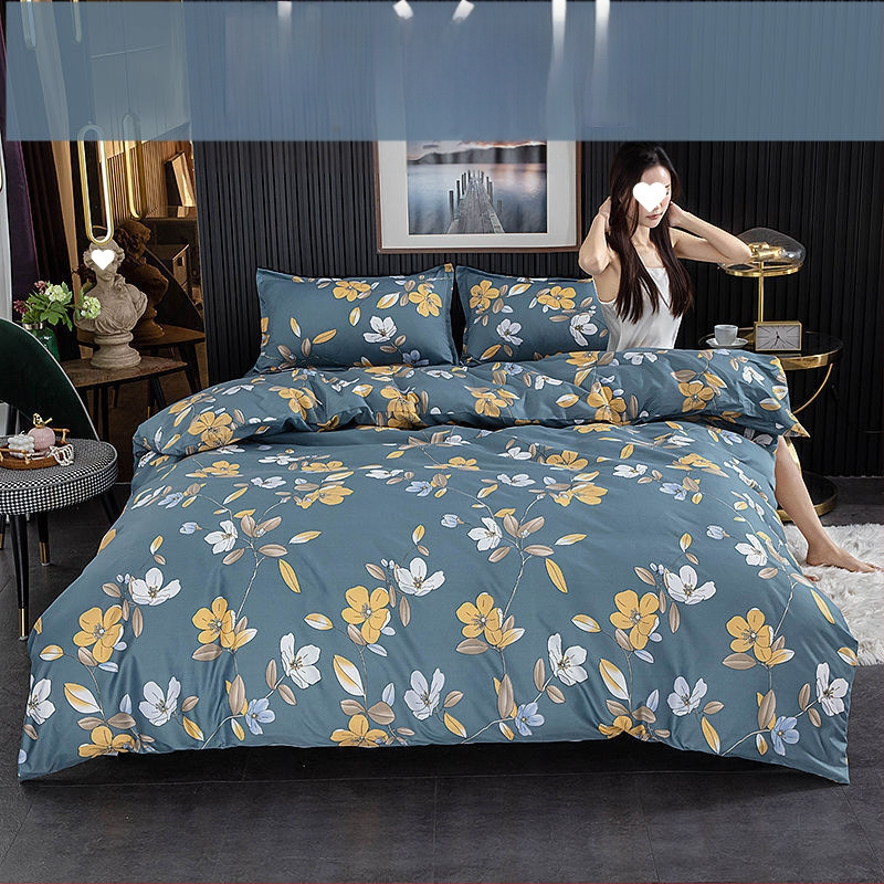 Pima medvilnės antklodės užvalkalas, plokščias mezgimas, tie-dye raštas, mielas stilius