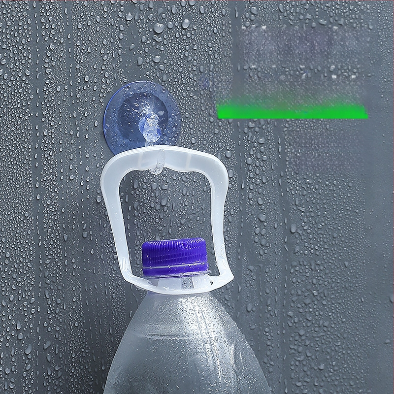 Plastikinis siurbimo kabliukas, minimalistinio dizaino, tvirtinimas prie sienos, 5 kg maksimali apkrova