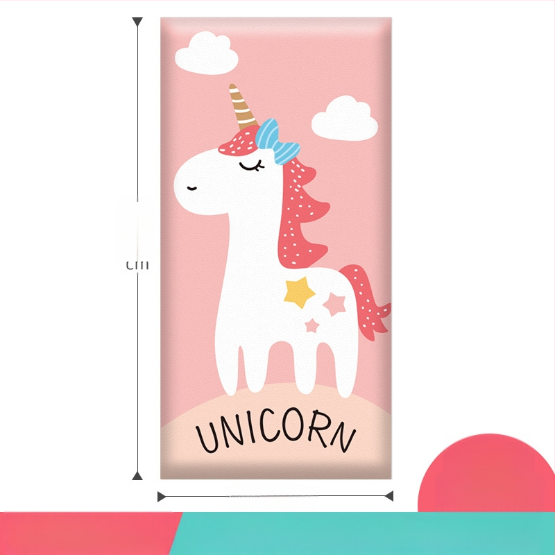 3D καρτούν προστατευτικό τοίχου με αυτοκόλλητο συνθετικό δέρμα, για υπνοδωμάτιο, μελέτη και είσοδο