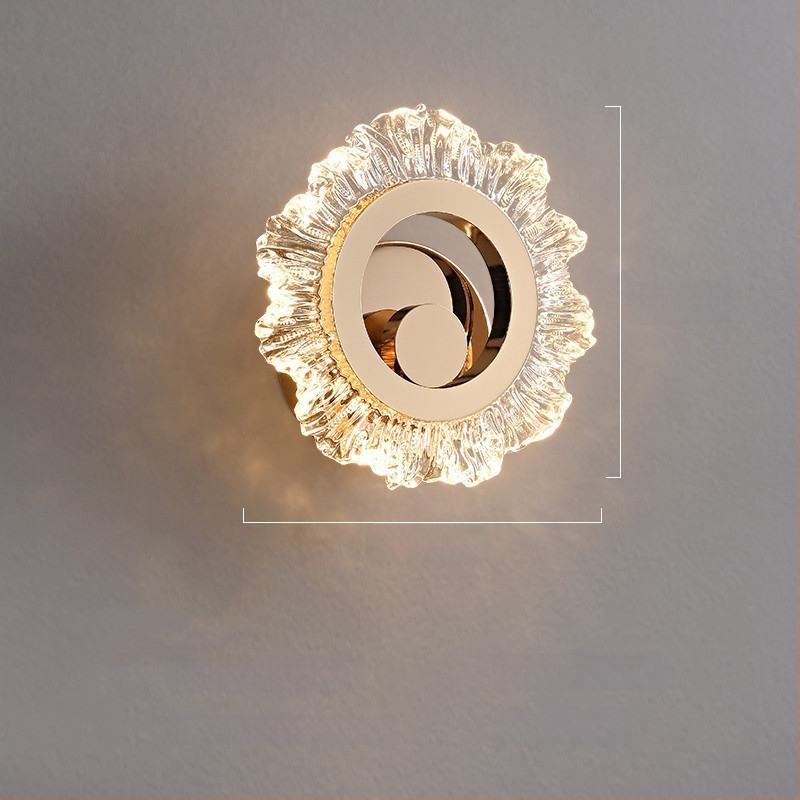 Nordinė sieninė lempa su LED, 220V, tinkama svetainei ir koridoriui, prekė Sheng bangrong