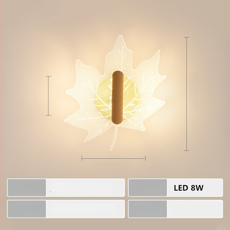 Nordinė sieninė lempa su LED, 220V, tinkama svetainei ir koridoriui, prekė Sheng bangrong