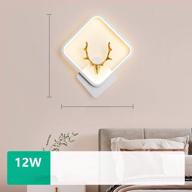 Nordinė sieninė lempa su LED, 220V, tinkama svetainei ir koridoriui, prekė Sheng bangrong