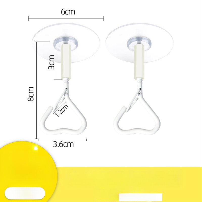 Lipnus lubų kabliukas žibintams, girliandoms ir uodų tinklams su užrakinamu vėjo atspariu kabliu - Geležis, Vienas kabliukas, Modernus minimalizmas, 5–10 kg apkrova