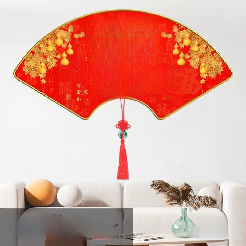 Nappali falióra hőmérséklet kijelzővel, ventillátor alakú dizájn, kvarc működés, fa tárcsa