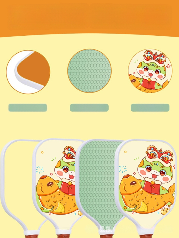 Vaikų pickleball raketų rinkinys - stiklo pluoštas, varžybų lygis, pilnas rinkinys