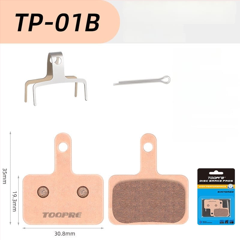 TOOPRE метална синтерована дискова накладка за велосипеди — планински и пътни велосипеди и електрически скутери