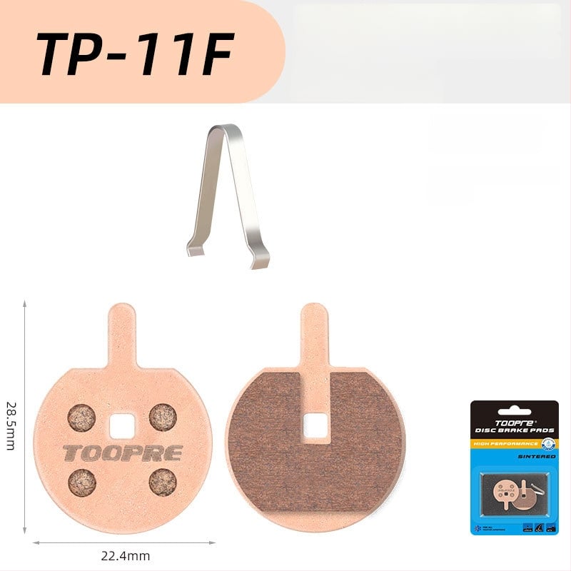 TOOPRE метална синтерована дискова накладка за велосипеди — планински и пътни велосипеди и електрически скутери