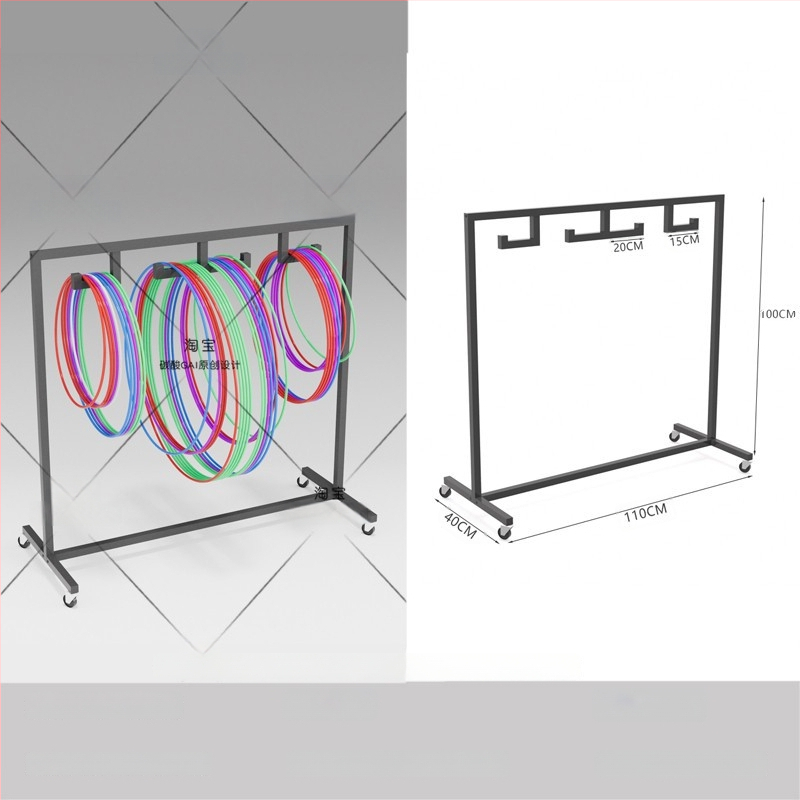 Šešių lygių sieninis kabinamas laikymo stovas kelionėms