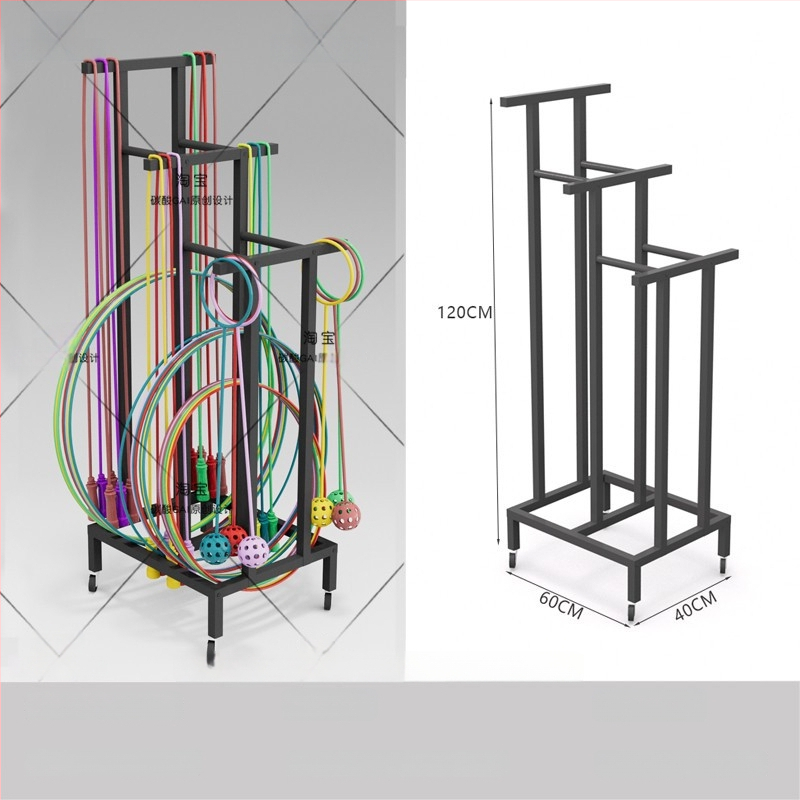 Šešių lygių sieninis kabinamas laikymo stovas kelionėms
