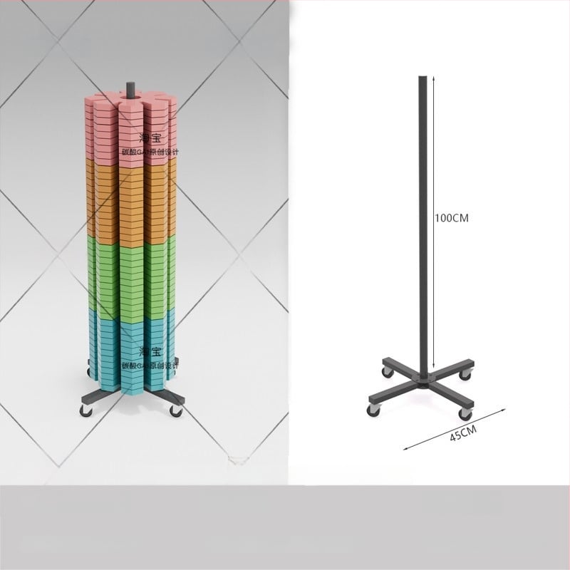 Šešių lygių sieninis kabinamas laikymo stovas kelionėms