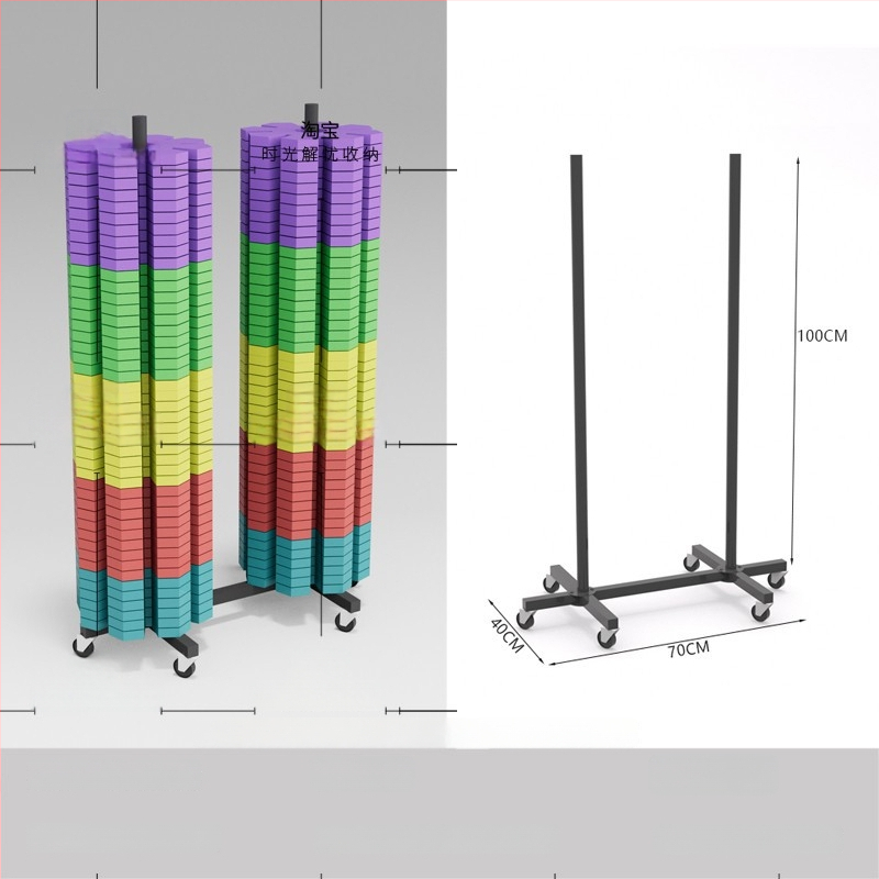 Šešių lygių sieninis kabinamas laikymo stovas kelionėms