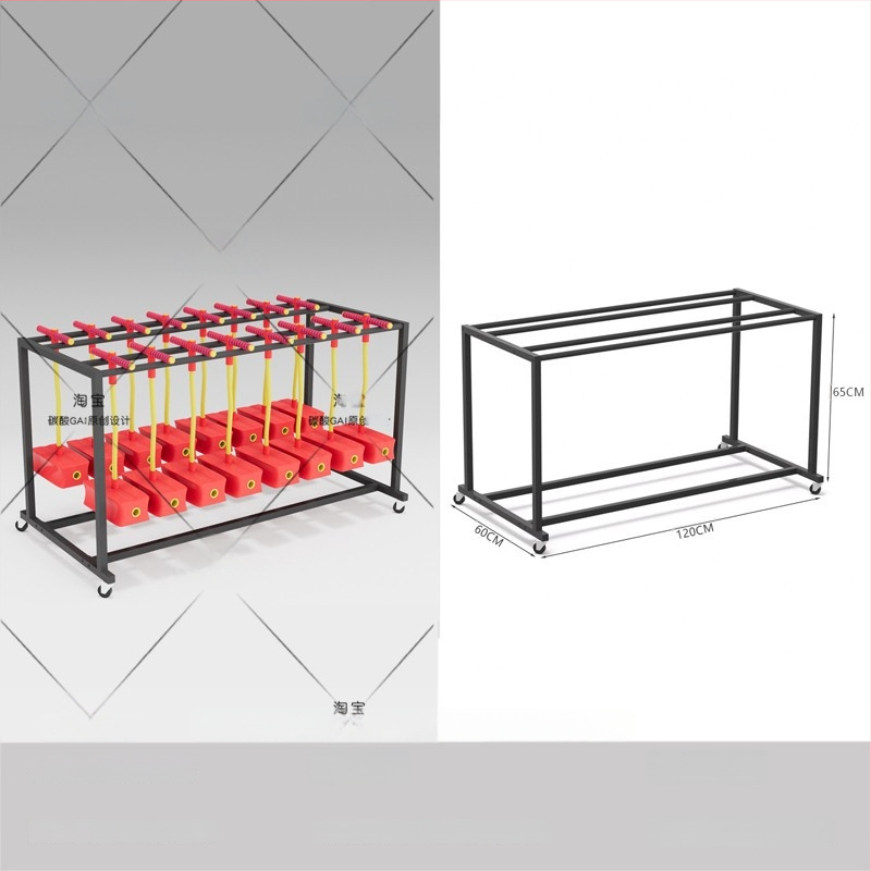 Šešių lygių sieninis kabinamas laikymo stovas kelionėms