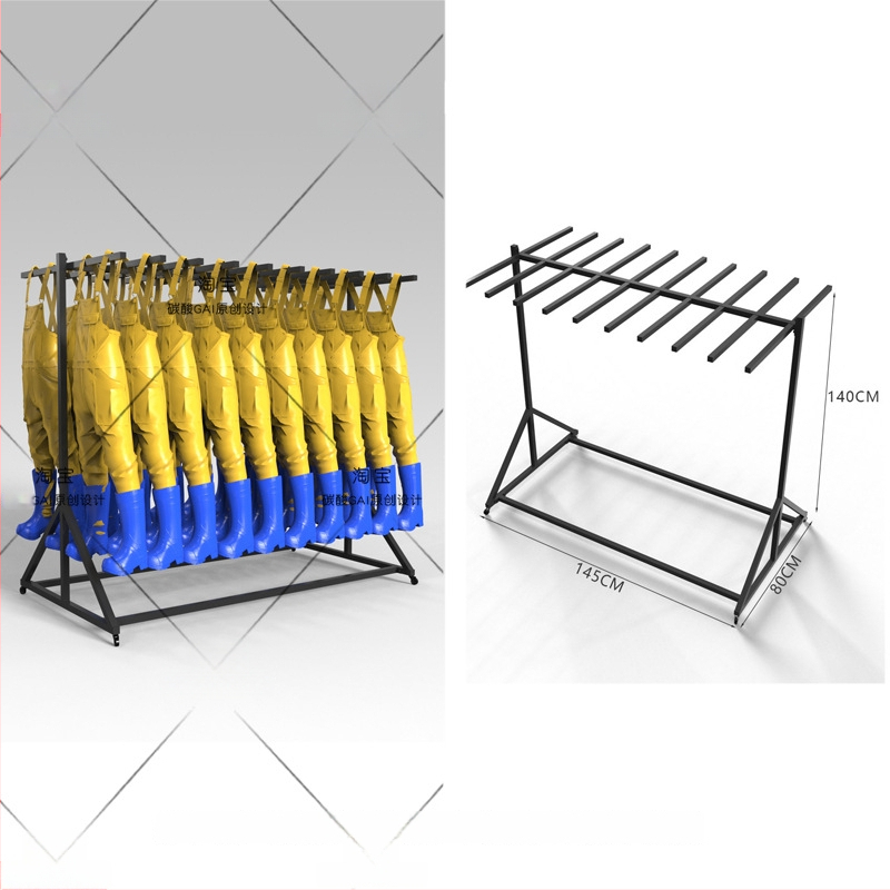 Šešių lygių sieninis kabinamas laikymo stovas kelionėms