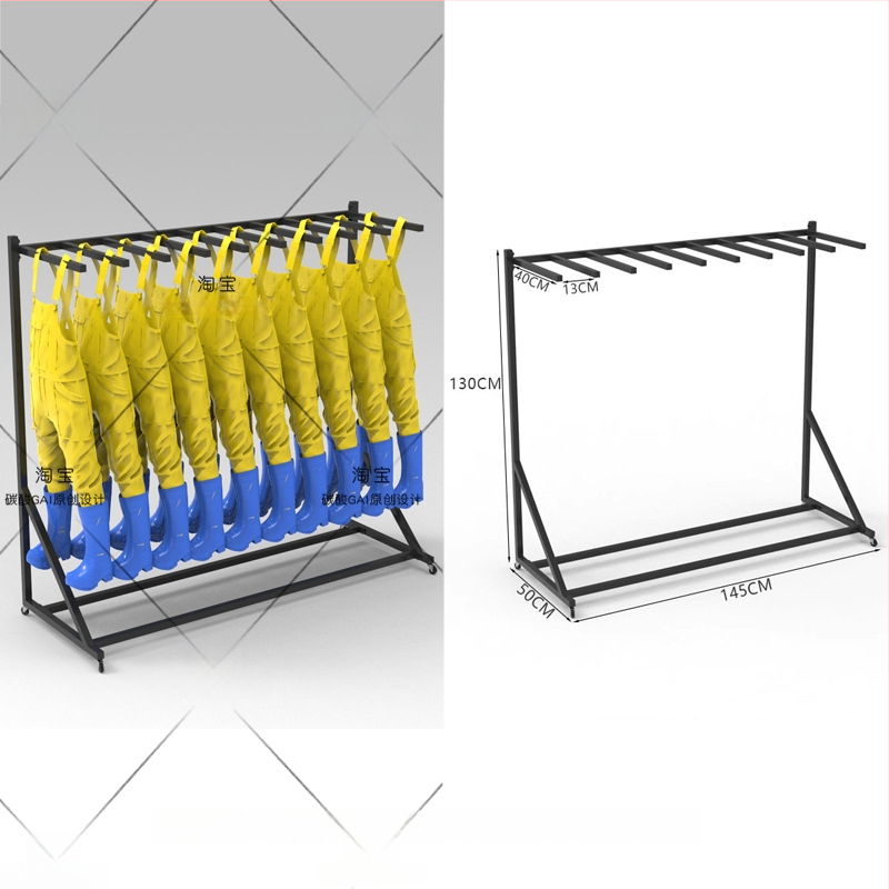 Šešių lygių sieninis kabinamas laikymo stovas kelionėms