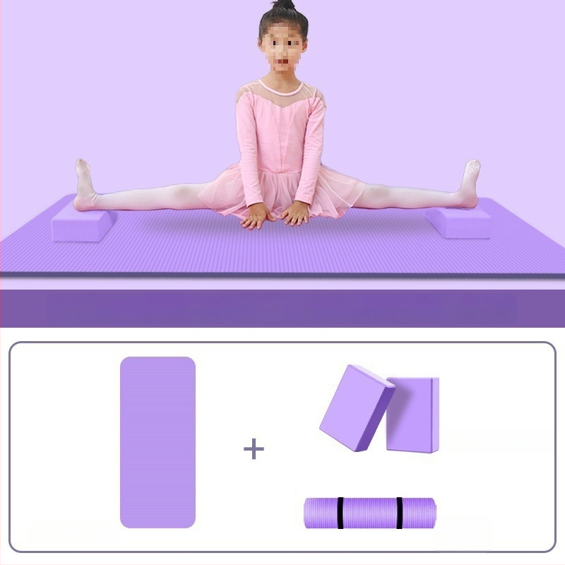 Joga prostirka za ples i praksu kineskog plesa, kućna upotreba, s blokovima, debljina 10 mm