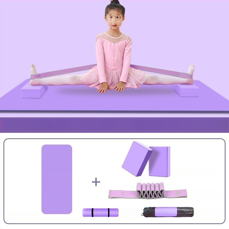 Joga prostirka za ples i praksu kineskog plesa, kućna upotreba, s blokovima, debljina 10 mm