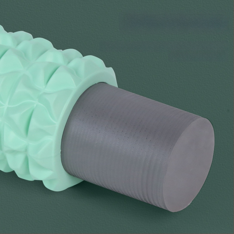 Putų volelis jogos ir EVA masažo lazdelė – 2-in-1 pagalbinė priemonė treniruotėms ir raumenų atsipalaidavimui