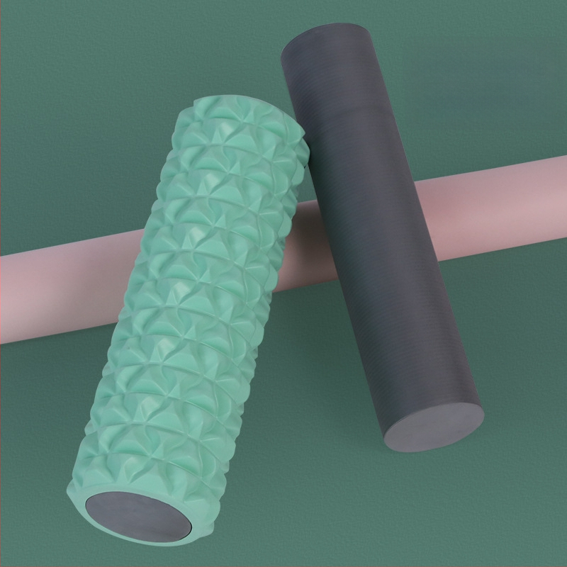 Putų volelis jogos ir EVA masažo lazdelė – 2-in-1 pagalbinė priemonė treniruotėms ir raumenų atsipalaidavimui