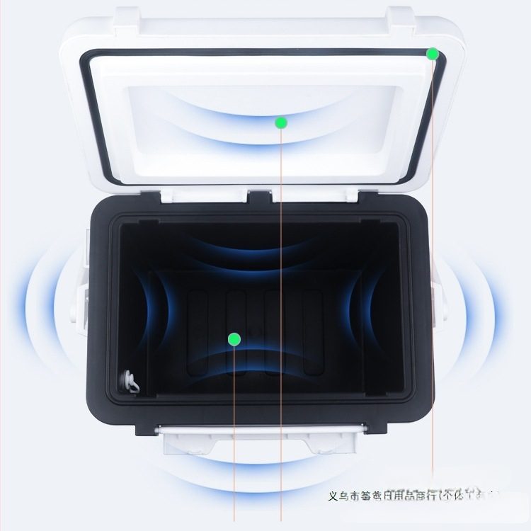 Nešiojamas izoliuotas šaldytuvas lauko kempingui ir jūrinei žvejybai