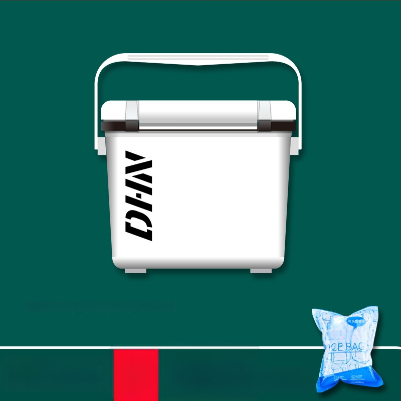 Nešiojamas izoliuotas šaldytuvas lauko kempingui ir jūrinei žvejybai