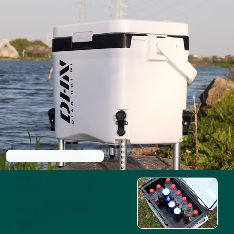 Nešiojamas izoliuotas šaldytuvas lauko kempingui ir jūrinei žvejybai