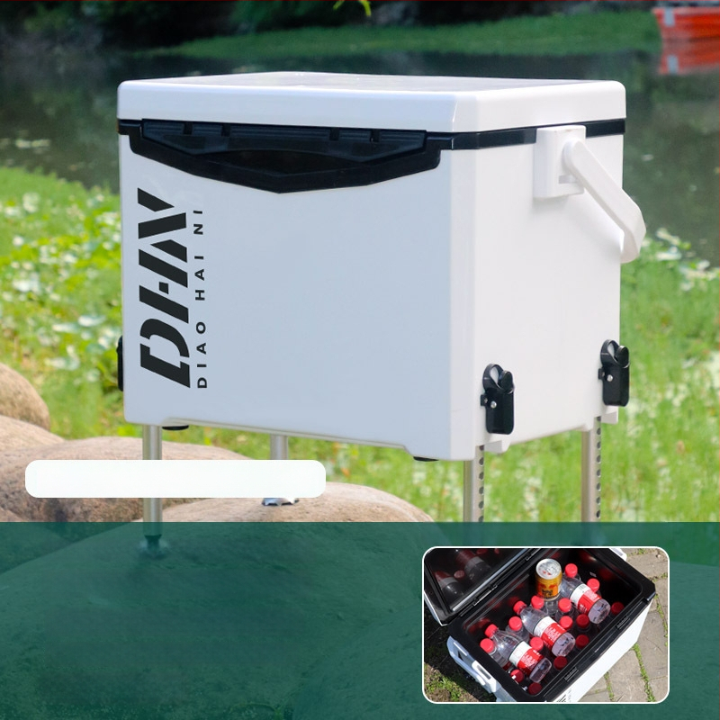 Nešiojamas izoliuotas šaldytuvas lauko kempingui ir jūrinei žvejybai