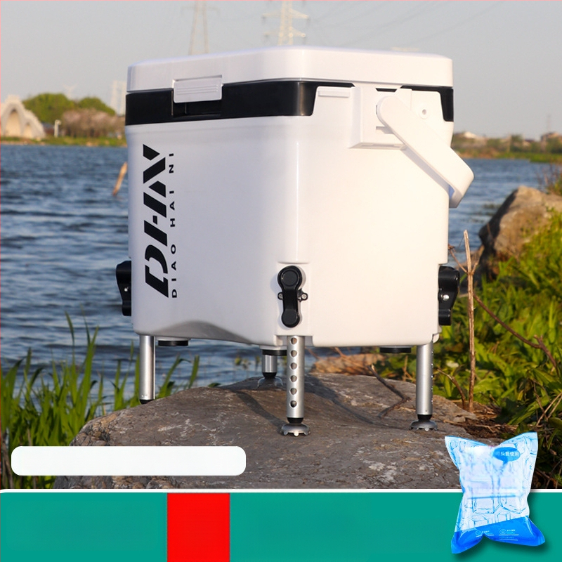 Nešiojamas izoliuotas šaldytuvas lauko kempingui ir jūrinei žvejybai