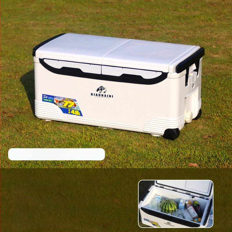 Nešiojamas izoliuotas šaldytuvas lauko kempingui ir jūrinei žvejybai