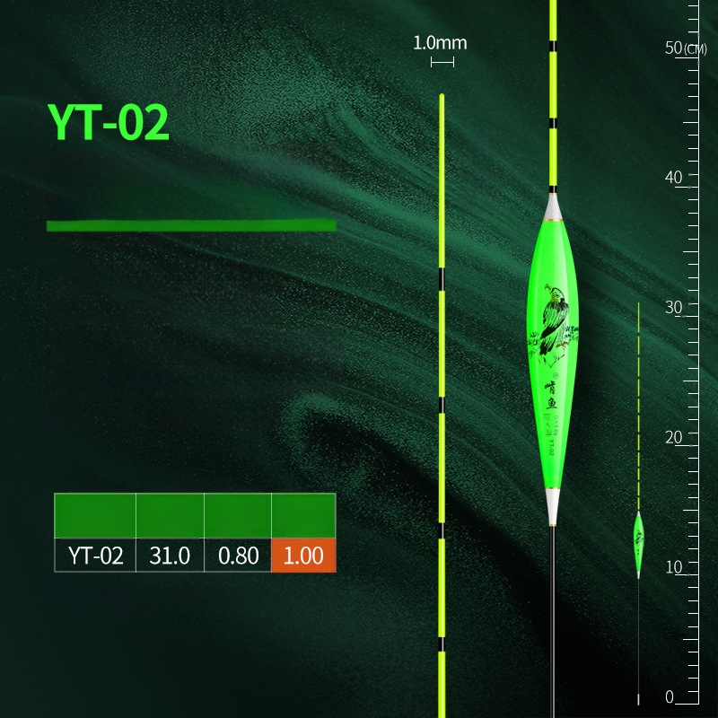 Вертикално дрейфуваща риболовна плаваща - нано материал, висока чувствителност, удебелен дизайн, модел 32889