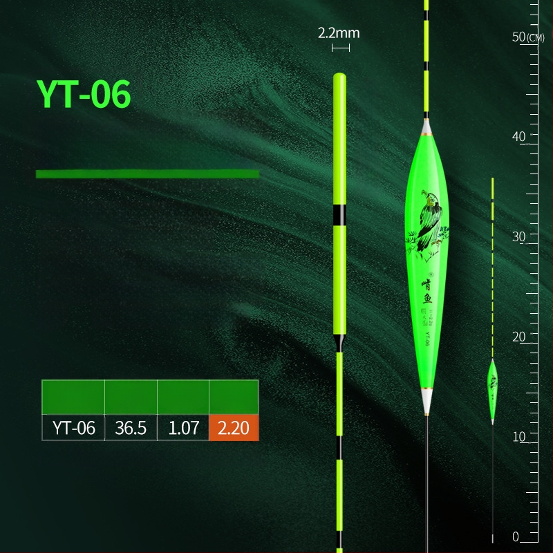 Вертикално дрейфуваща риболовна плаваща - нано материал, висока чувствителност, удебелен дизайн, модел 32889