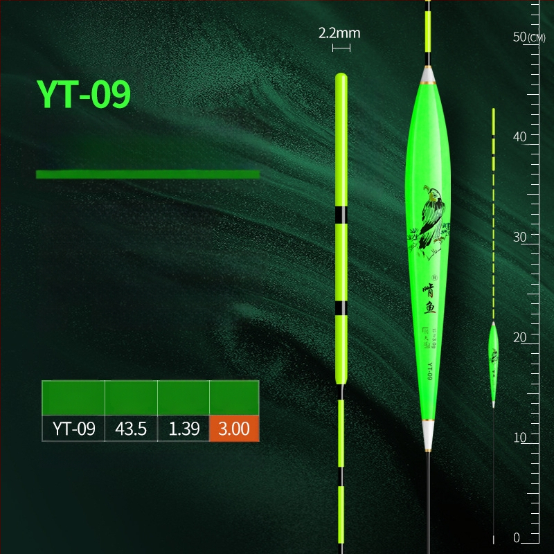 Вертикално дрейфуваща риболовна плаваща - нано материал, висока чувствителност, удебелен дизайн, модел 32889