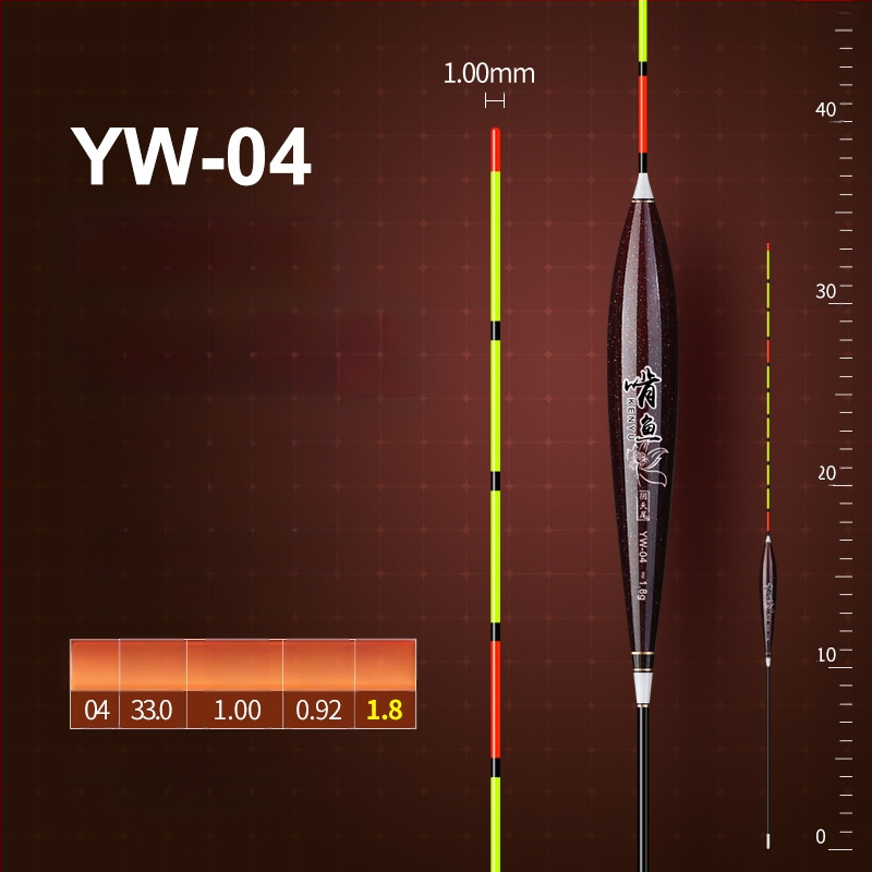 Вертикално дрейфуваща риболовна плаваща - нано материал, висока чувствителност, удебелен дизайн, модел 32889