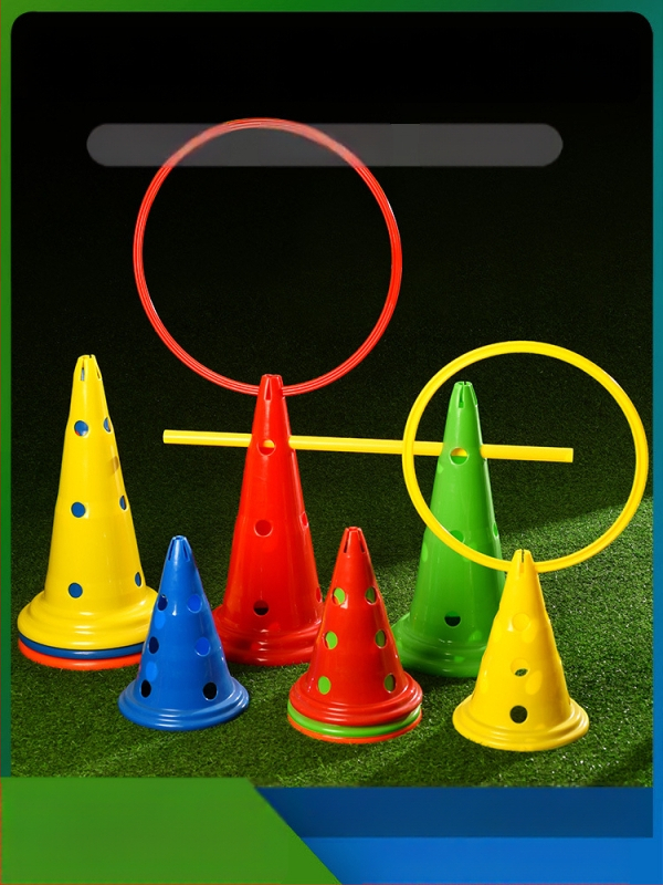 DXUAN Jalgpalli treeningu tõkked – PE materjal; treeningabivahendid; sobib jalgpalli harjutustele ja jõusaalivarustusele