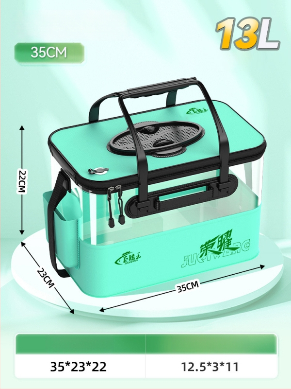 Camper EVA Kokkupandav Läbipaistev Kalakast – Välitingimustesse Kalapüügiks, Mitmekülgne Kast