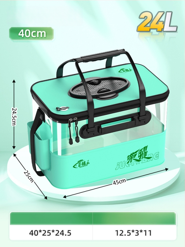 Camper EVA Kokkupandav Läbipaistev Kalakast – Välitingimustesse Kalapüügiks, Mitmekülgne Kast