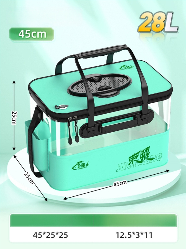 Camper EVA Kokkupandav Läbipaistev Kalakast – Välitingimustesse Kalapüügiks, Mitmekülgne Kast