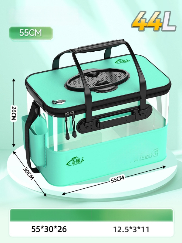 Camper EVA Kokkupandav Läbipaistev Kalakast – Välitingimustesse Kalapüügiks, Mitmekülgne Kast