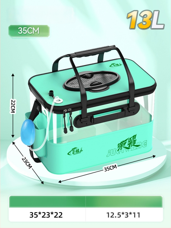 Camper EVA Kokkupandav Läbipaistev Kalakast – Välitingimustesse Kalapüügiks, Mitmekülgne Kast