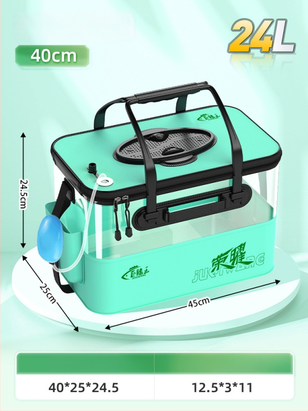 Camper EVA Kokkupandav Läbipaistev Kalakast – Välitingimustesse Kalapüügiks, Mitmekülgne Kast