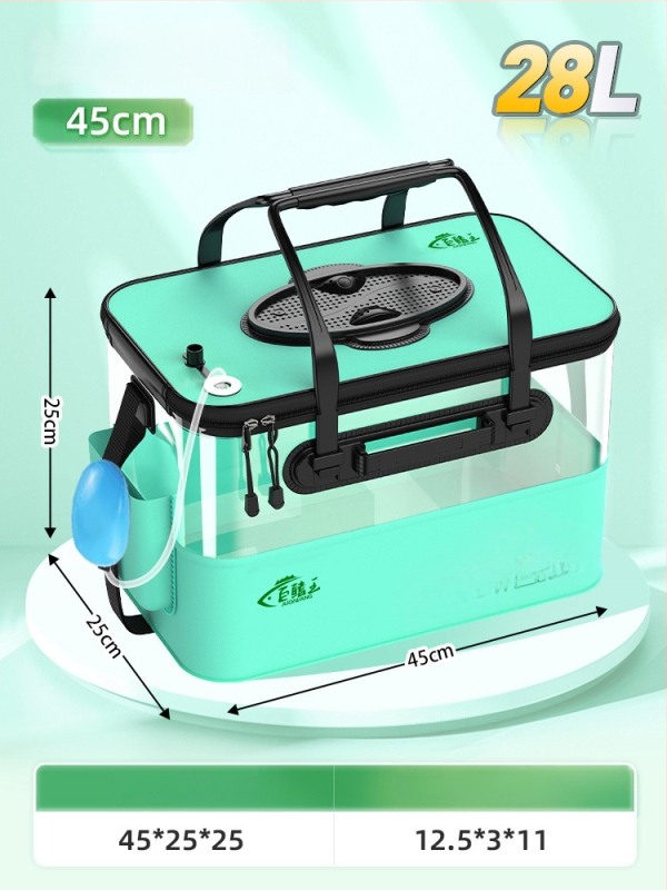 Camper EVA Kokkupandav Läbipaistev Kalakast – Välitingimustesse Kalapüügiks, Mitmekülgne Kast