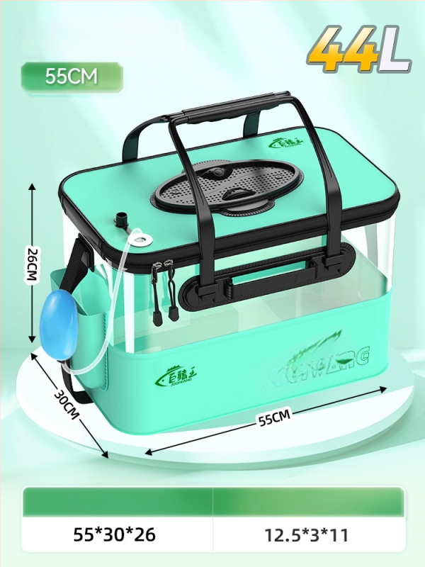 Camper EVA Kokkupandav Läbipaistev Kalakast – Välitingimustesse Kalapüügiks, Mitmekülgne Kast