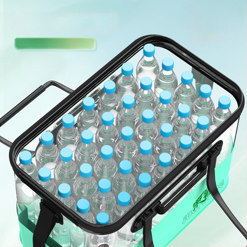 Camper EVA Kokkupandav Läbipaistev Kalakast – Välitingimustesse Kalapüügiks, Mitmekülgne Kast