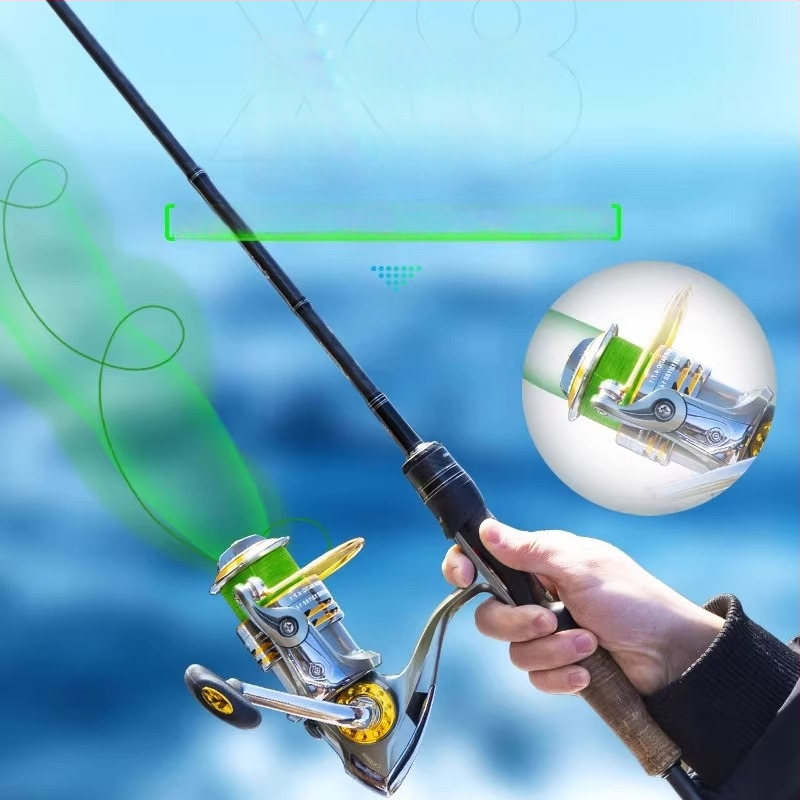 Pagrindinė žvejybos linija Sea Dragon King, PE medžiaga, 8‑gijų ilgi metimai, didelis atsparumas