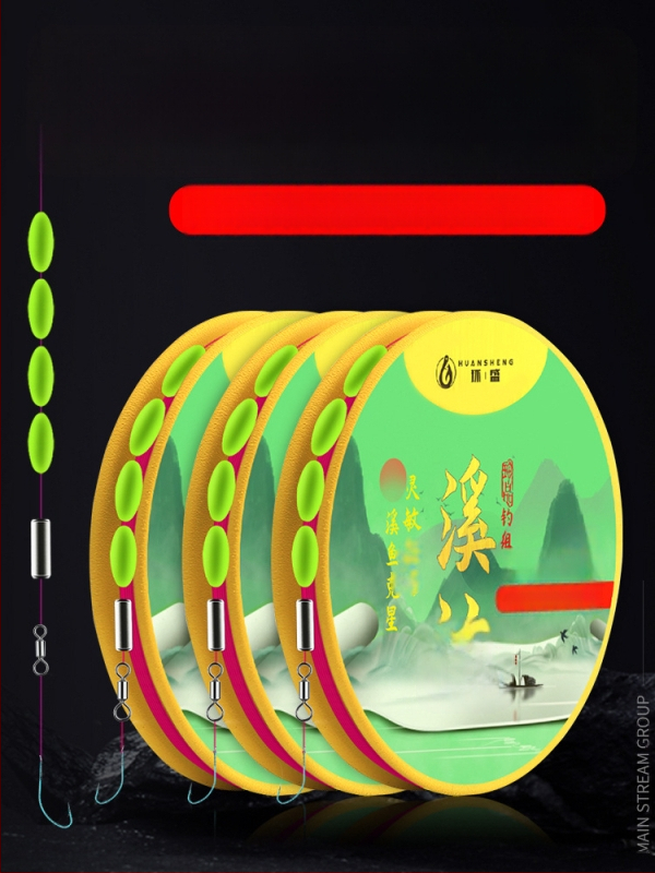 Huansheng nailoninė pagrindinė žvejybos linija – itin tvirta įtempimo jėga, 100 vnt. pakuotėje