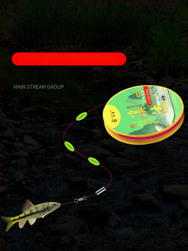 Huansheng nailoninė pagrindinė žvejybos linija – itin tvirta įtempimo jėga, 100 vnt. pakuotėje